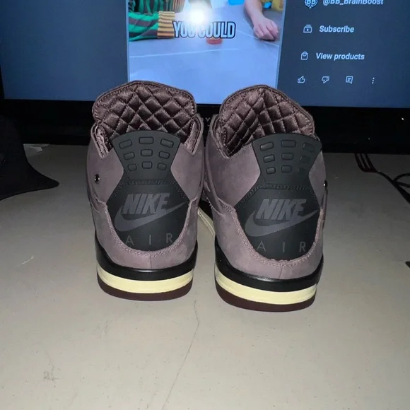 Jordan Sneakers in Dark Brown and Cream - Picture 4 of 4